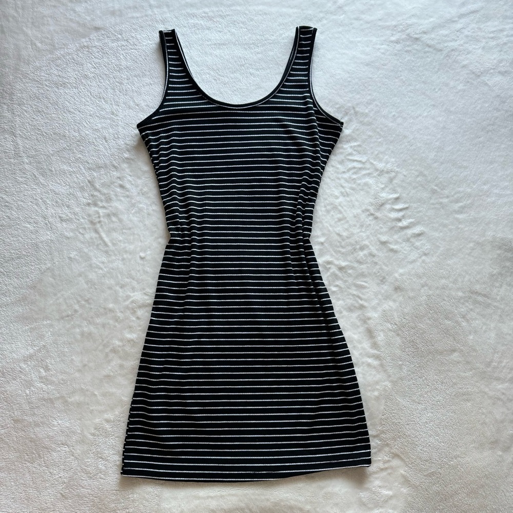 Black & White Striped Dress
